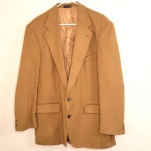 men's Vintage Camel Hair Blazer 44L